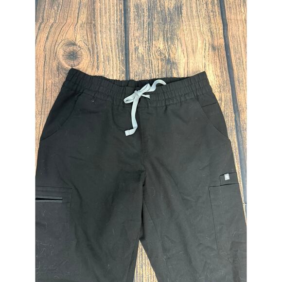 FIGS Women's Zamora Jogger Scrub Pants Black Size Medium Workwear - Picture 3 of 5